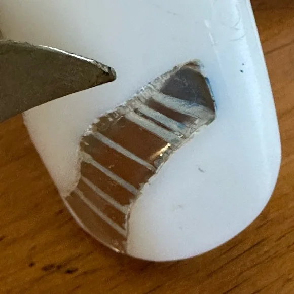 Vigneri Gold & Lucite Modernist Cuff - Picture 9 of 15